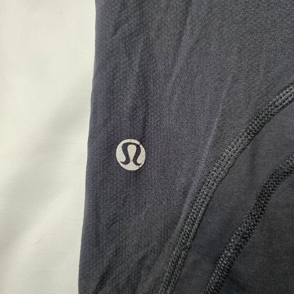 Lululemon Multicolor Waistband Black Leggings - Picture 2 of 5